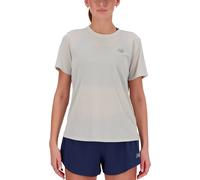 New Balance - T-shirt respirant de trail running - Athletics T-Shirt Ash Heather pour Femme - Taille S - Gris Gris S