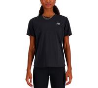 New Balance - T-shirt respirant de trail running - Athletics T-Shirt W Black Heather pour Femme - Taille L - Noir Noir L