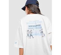 New Balance T-shirt Run Club Boyfriend - Crème M