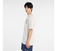 New Balance Homme Runners Arent Normal T-Shirt en White, Coton, Taille XL