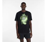 new balance T-Shirt 'Vortex Performance' gris foncé / vert clair / noir, Taille L
