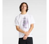 new balance T-Shirt 'Vortex Performance' pierre / lilas / blanc, Taille L