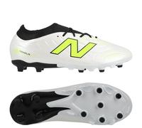 New Balance Tekela V5 Team Low Cut FG Lime Light - Blanc/Vert Enfant - Herbe naturelle (FG) 35½