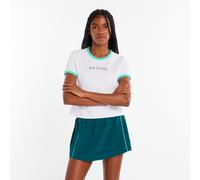 New Balance Tennis Practice T-shirt Femmes-blanc, vert