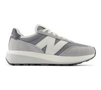 New Balance Unisexe 370 en Gris/Blanc, Suède/Mesh, Taille 42 Large