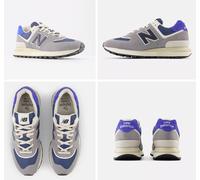 New Balance U574LGFG 574 Daim Maille Baskets Chaussures de Sport Neuf 42,5