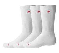 Chaussettes et collants New Balance Patch Logo Crew 3 Pack pour Adulte 35 - 38 Blanc