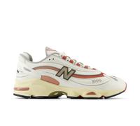 New Balance Unisexe 1000 en Blanc/Rouge, Cuir, Taille 39.5 Large