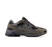 New Balance Unisexe 2010 en Gris/Noir, Cuir, Taille 45.5