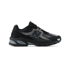 New Balance Unisexe 2010 en Noir/Gris, Suède/Mesh, Taille 41.5