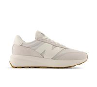 New Balance Unisexe 370 en Blanc/Gris, Suède/Mesh, Taille 38 Large
