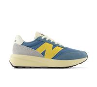 New Balance Unisexe 370 en Bleu/Orange, Suède/Mesh, Taille 39.5