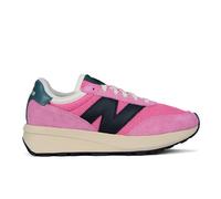 New Balance Unisexe 370 en Rose/Noir, Suède/Mesh, Taille 38 Large