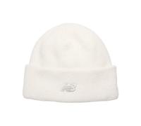 New Balance Unisexe '47 Cuff Knit Hat en White, Nylon, Taille OSZ