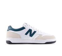 New Balance Unisexe 480 L en Blanc/Vert, Engrener, Taille 40.5 Large