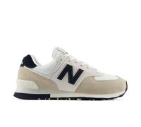 New Balance Unisexe 574 en Blanc/Beige, Suède/Mesh, Taille 43