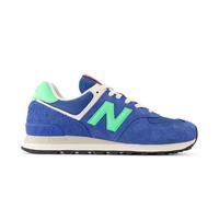 New Balance Unisexe 574 en Bleu/Vert, Suède/Mesh, Taille 42 Large