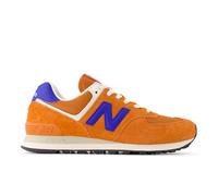 New Balance Unisexe 574 en Marron/Bleu, Suède/Mesh, Taille 45.5 Large