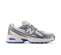 New Balance Unisexe 740 en Bleu/Marron/Blanc, Suède/Mesh, Taille 38 Large