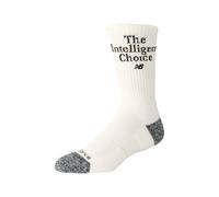 New Balance Unisexe Active Premium Graphic Crew Socks 1 Pair en Blanc/Noir, Polyester, Taille XL