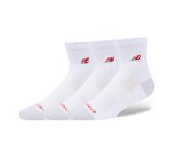 New Balance Unisexe Active Premium QTR 3 Pack en Blanc, Polyester, Taille L