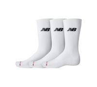 New Balance Unisexe Everyday Crew 3 Pairs en Blanc, Coton, Taille M
