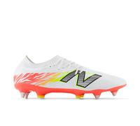 New Balance Unisexe Furon Pro SG V8 en Blanc/Rouge/Jaune/Noir, Synthétique, Taille 42.5 Large