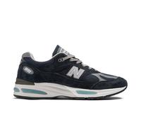 New Balance Unisexe Made in UK 991v2 en Bleu/Gris, Suède/Mesh, Taille 40