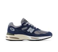 New Balance Unisexe Made in UK 991V2 en Bleu/Gris, Suède/Mesh, Taille 45.5