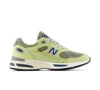 New Balance Unisexe Made in UK 991V2 Summer Brights en Vert/Gris, Suède/Mesh, Taille 41.5