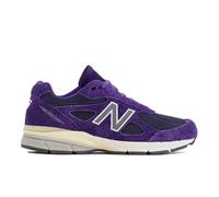 New Balance Unisexe Made in USA 990v4 en Mauve/Gris, Cuir, Taille 44 Large
