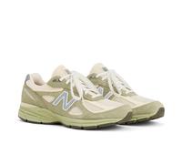 New Balance Unisexe Made in USA 990v4 en Vert/Beige, Suède/Mesh, Taille 37