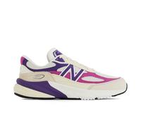 New Balance Unisexe Made in USA 990v6 en Gris/Rouge, Cuir, Taille 45 Large