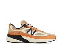 New Balance Unisexe Made in USA 990v6 en Marron/Orange, Cuir, Taille 42 Large