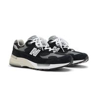 New Balance Unisexe Made in USA 992 en Black/Grey/White, Suède/Mesh, Taille 44