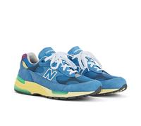 New Balance Unisexe Made in USA 992 en Blue/Green/Yellow, Suède/Mesh, Taille 40