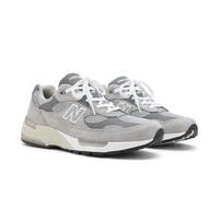 New Balance Unisexe Made in USA 992 en Gris/Blanc, Suède/Mesh, Taille 38 Large