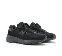 New Balance Unisexe Made in USA 992 en Noir, Suède/Mesh, Taille 40 Large