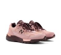 New Balance Unisexe Made in USA 992 en Rose/Brown, Suède/Mesh, Taille 43