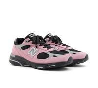 New Balance Unisexe Made in USA 993 en Rose/Noir/Gris, Suède/Mesh, Taille 38.5 Large