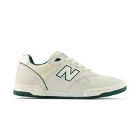 New Balance Unisexe NB Numeric Tom Knox 600 en Blanc/Vert, Suède/Mesh, Taille 40.5 Large