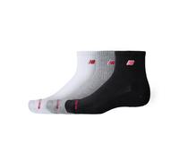 New Balance Unisexe Patch Logo Ankle 3 Pack en Blanc, Coton, Taille XL