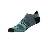 New Balance Unisexe Pro Run Tab Socks 1 Pair en Vert/Noir, Nylon, Taille L