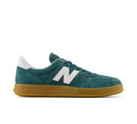New Balance Unisexe T500 en Vert/Bleu/Blanc/Beige, Cuir, Taille 40 Large
