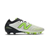 New Balance Unisexe Tekela Elite Low Laced FG V5 en White/Black/Green, Taille 42