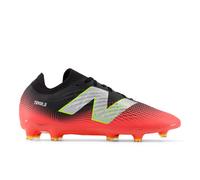 New Balance Unisexe Tekela Magia Low Laced FG V4+ en Noir/Rouge/Jaune/Gris, Synthétique, Taille 42.5