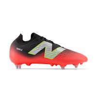 New Balance Unisexe TEKELA MAGIA LOW LACED SG V4+ en Noir/Rouge/Jaune/Gris, Synthétique, Taille 41.5 Large