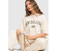 New Balance Varsity Boyfriend T-Shirt - Ghiacchio Ice M