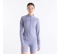 New Balance Femme NB Harmony Fitted Full Zip en Grey, Poly Knit, Taille L