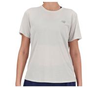 New Balance Femme RC Essential T-Shirt en Gris, Poly Knit, Taille L